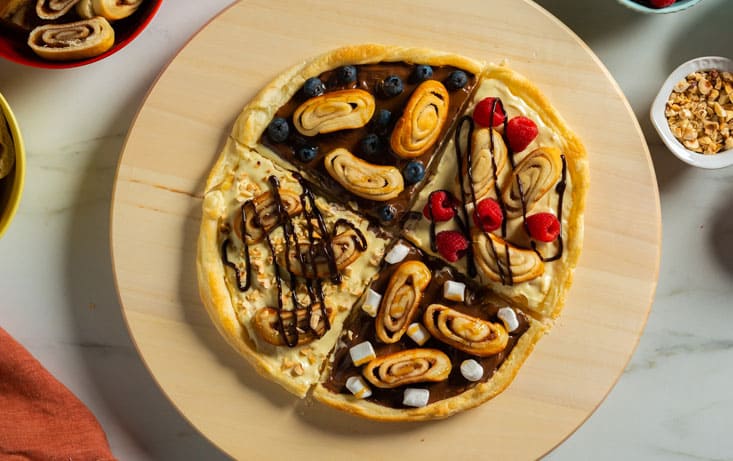 Gifflar-pizza Quattro Gifflar-ioni - Recept | Pågen